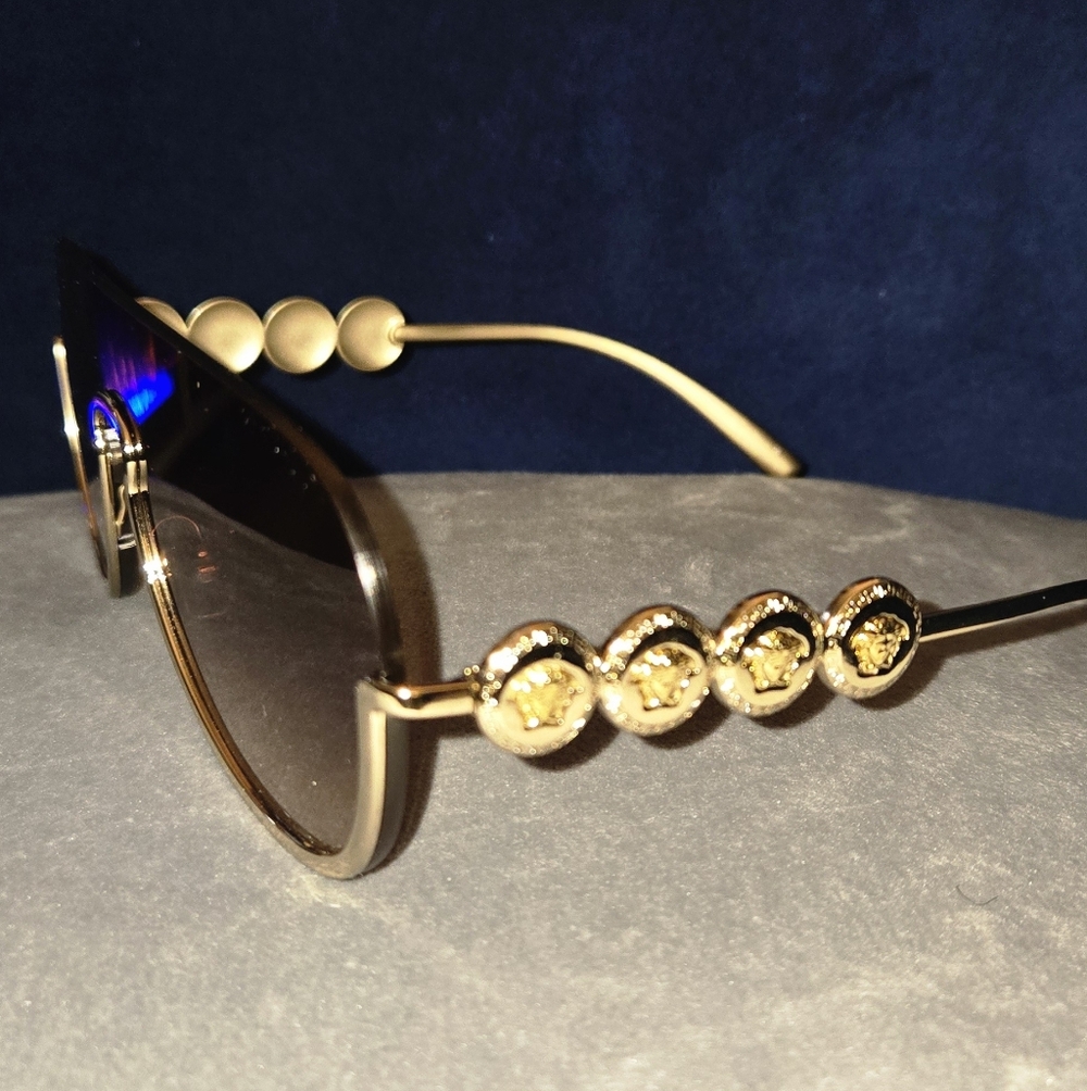 AUTHENTIC Versace Gold Sunglasses